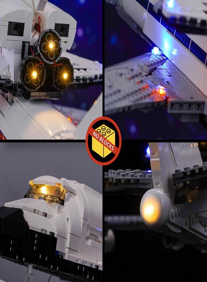 BrickBling Lighting Compatible with Lego Shuttle Carrier Aircraft, Creative Light Kit Compatible with Lego 10360-Not Come with Model (RC Version) - Image 5